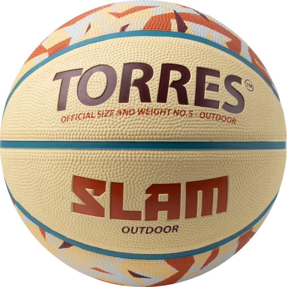 Мяч баскетбольный TORRES Slam, Размер 5