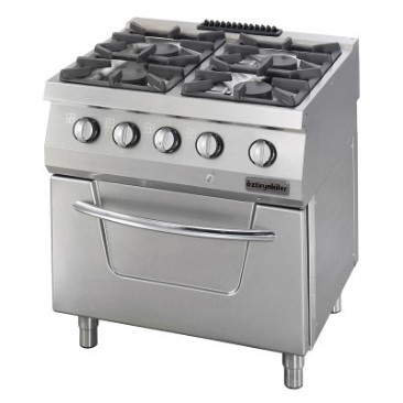 ПЛИТА газовая 4х конфорочная с эл. духовым шкафом, OSOGF 8070 N (7865.N1.80708.10NL)