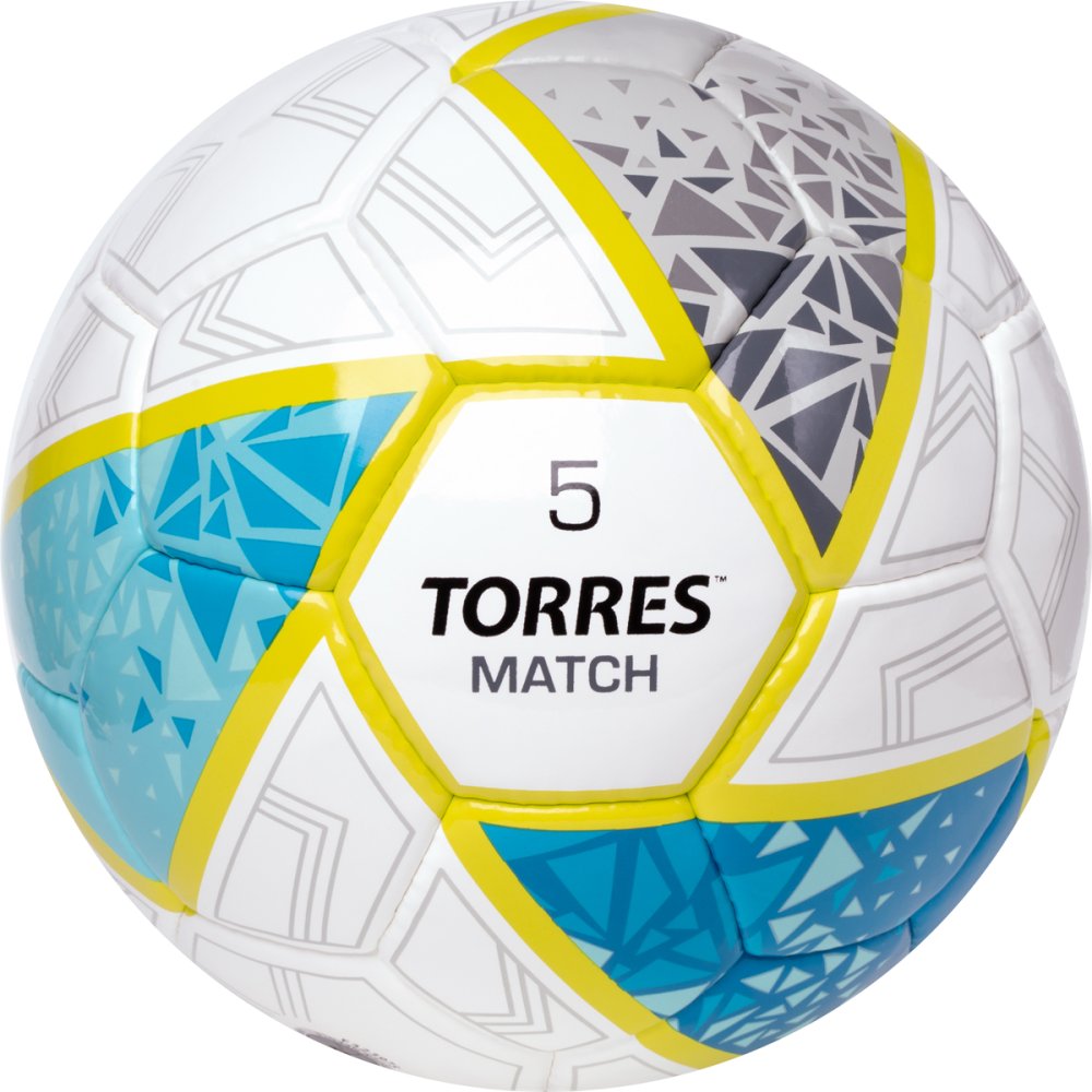 Мяч футбольный TORRES Match, Размер 5