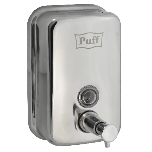 Дозатор для жидкого мыла из нержавеющей стали puff-8605 хром 500 мл глянцевый