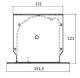 Kauber InCeiling Tensioned BT Cinema  113" 16:9 141x250 см. Clear Vision
