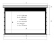 Kauber Red Label Tensioned BT Cinema 122" 16:9 152x270 дроп 50 см. Microperf MW