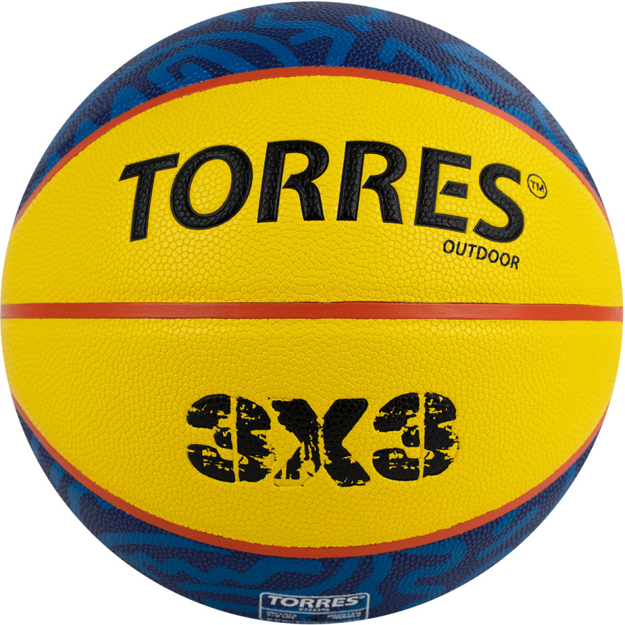 Мяч баскетбольный (стритбол) TORRES 3х3 Outdoor, ПУ, размер 6