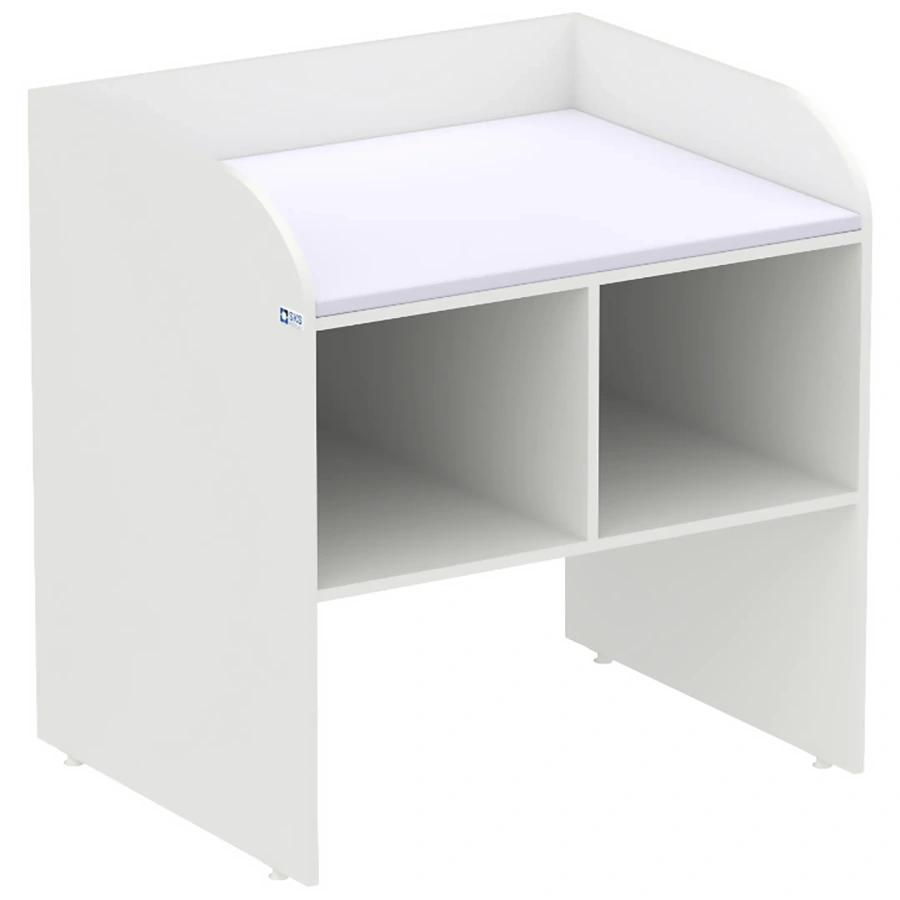 Стол пеленальный WHITE LITE 3 (белый матрас)